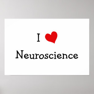 Póster Eu amo a neurociência