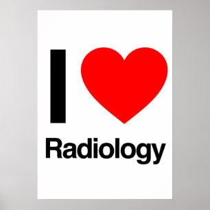 Póster eu amo a radiologia