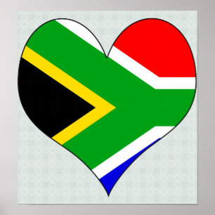 Póster Eu amo África do Sul