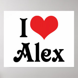 Póster Eu amo Alex