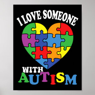 Poster Eu Amo Alguém Com Autismo 2