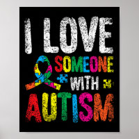 Eu Amo Alguém Com Autismo Autista Autista Apoio