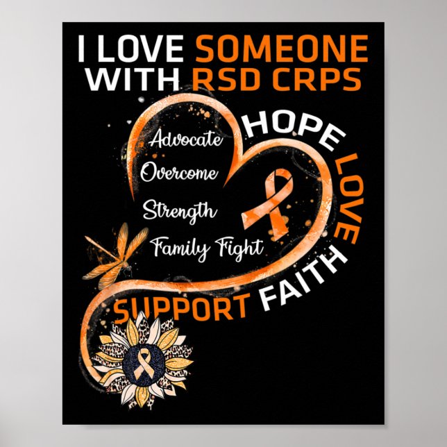 Poster Eu amo alguém com RSD CRPS Awarfly S (Frente)