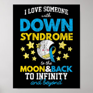 Poster Eu Amo Alguém Com Síndrome De Baixo À Lua E