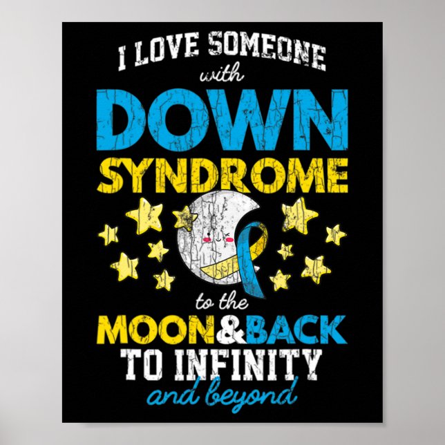 Poster Eu Amo Alguém Com Síndrome De Baixo À Lua E (Frente)
