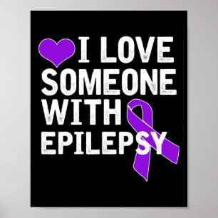 Poster Eu Amo Alguém - Consciência Epilepsia