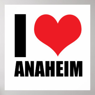 Poster Eu amo Anaheim