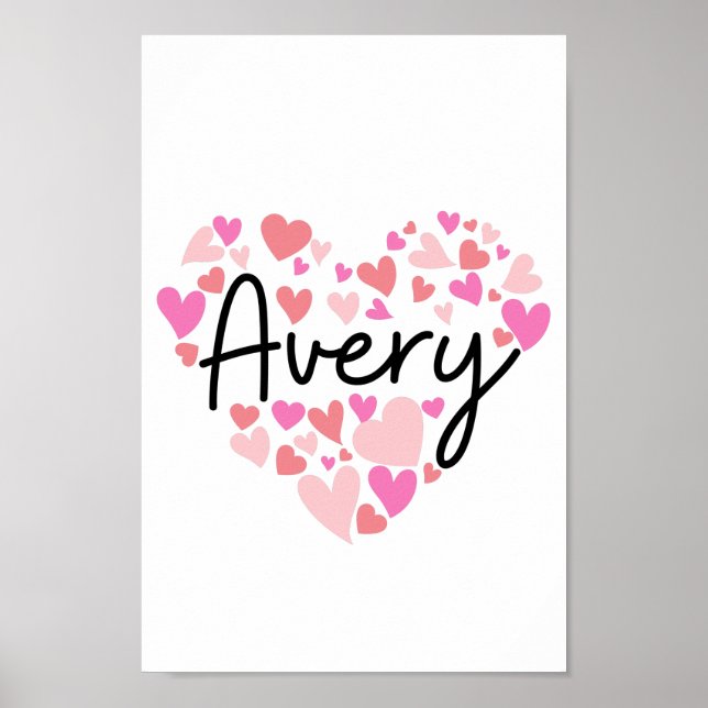 Poster Eu amo Avery (Frente)