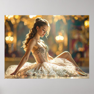 POSTER EU AMO BALÉ - BALÉ & DANÇA