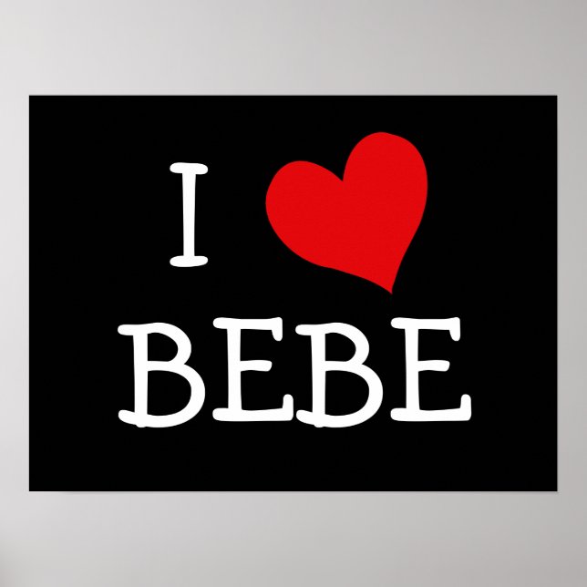 Póster Eu Amo Bebe (Frente)