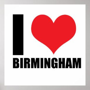 Poster Eu amo Birmingham