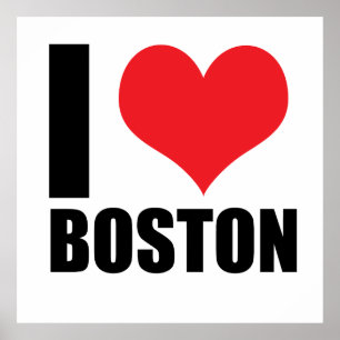 Poster Eu amo Boston