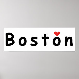 Poster Eu amo Boston