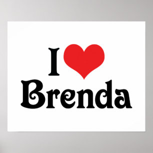 Póster Eu amo Brenda