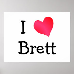 Póster Eu amo Brett