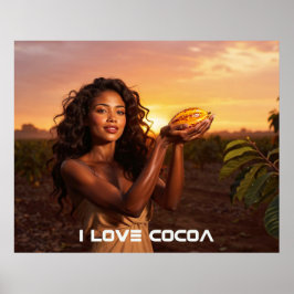 POSTER EU AMO CACAU