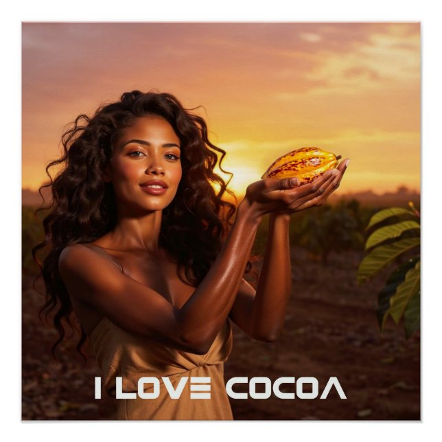 PÓSTER EU AMO CACAU (Frente)