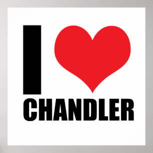 Poster Eu amo Chandler