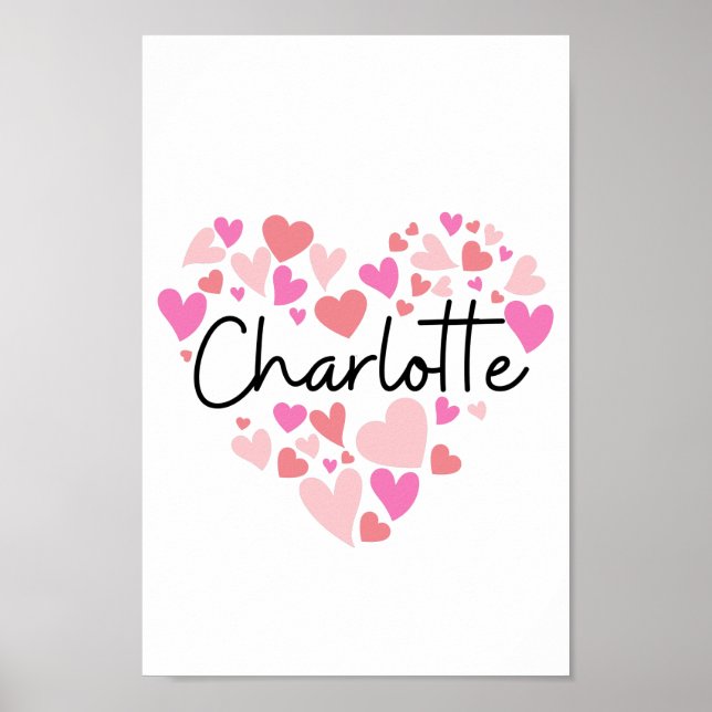 Poster Eu amo Charlotte (Frente)
