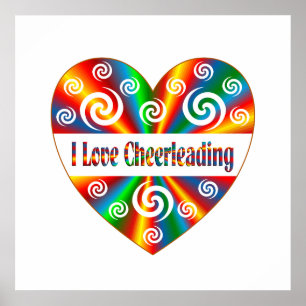 Póster Eu amo Cheerleading