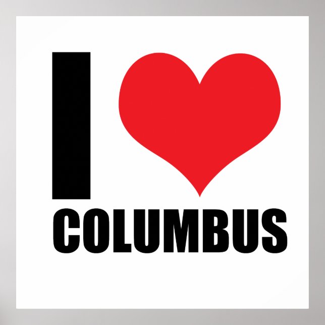 Poster Eu amo Columbus (Frente)