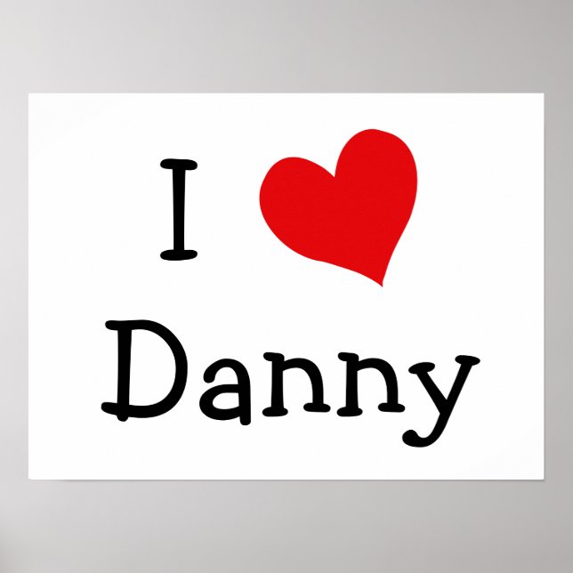 Poster Eu Amo Danny (Frente)