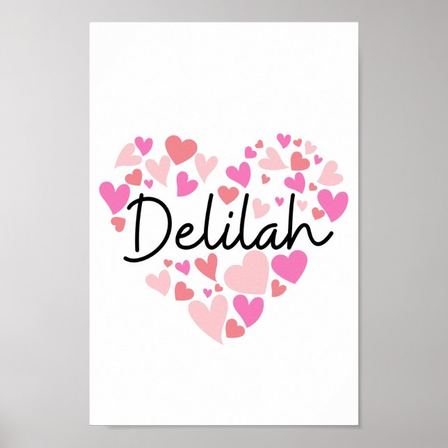 Poster Eu amo Delilah (Frente)