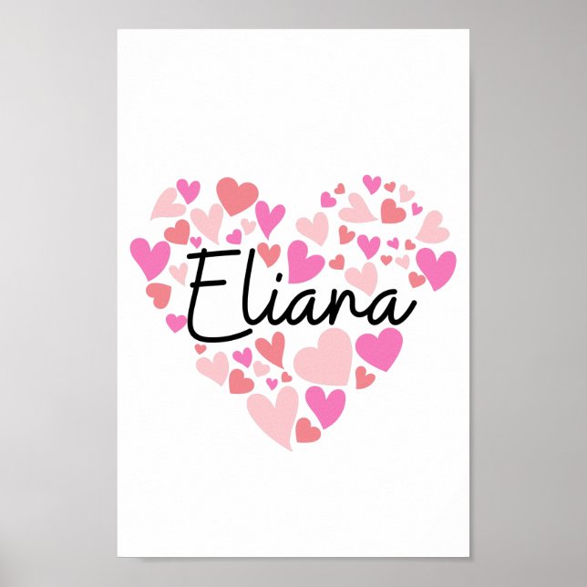 Poster Eu amo Eliana (Frente)