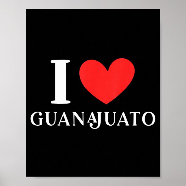 Poster Eu Amo Férias no Guanajuato México (Frente)