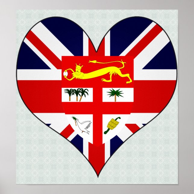 Póster Eu Amo Fiji (Frente)