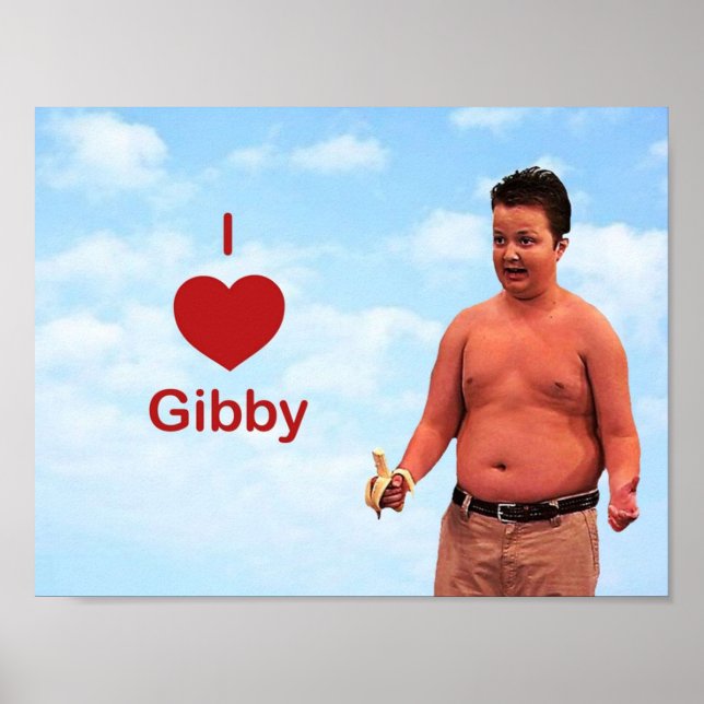 Poster Eu amo Gibby (Frente)