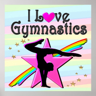 POSTER EU AMO GINÁSTICA, TUMBLING DESIGN