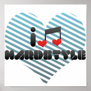 Poster Eu amo Hardstyle