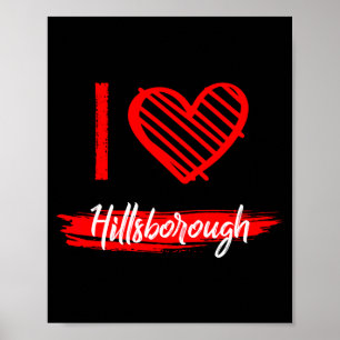 Poster Eu Amo Hillsborough Eu Adoro Hillsborough
