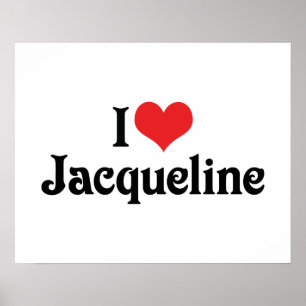 Póster Eu Amo Jacqueline