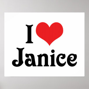 Póster Eu Amo Janice