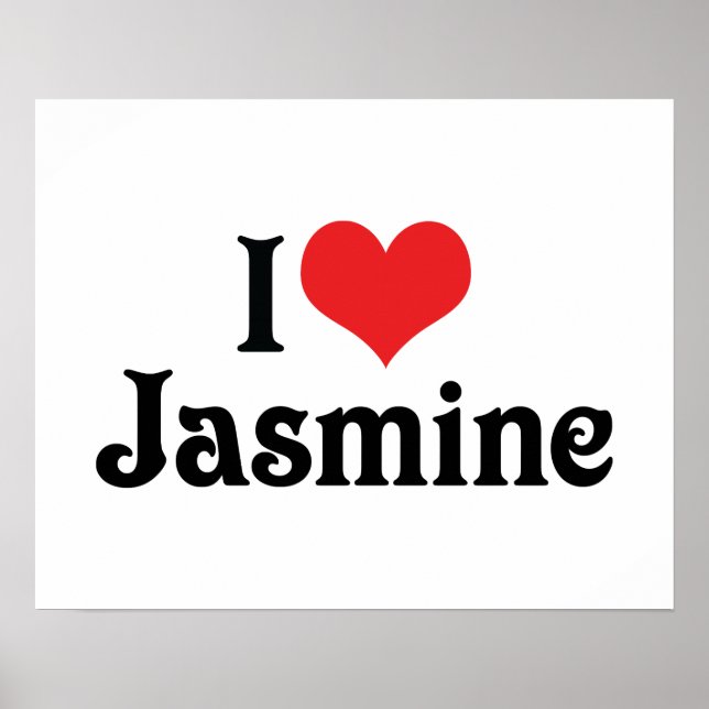 Póster Eu Amo Jasmine (Frente)