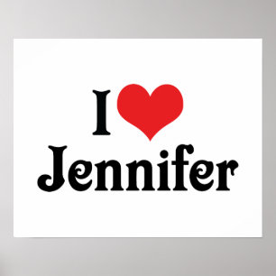 Póster Eu amo Jennifer