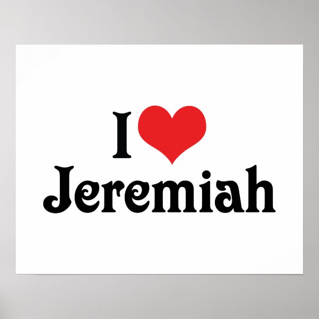 Póster Eu Amo Jeremiah (Frente)