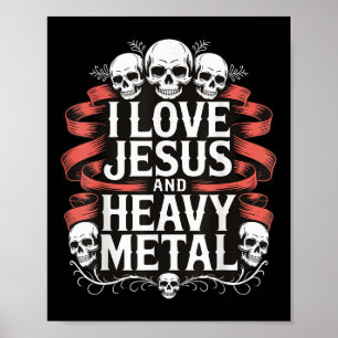 Poster Eu Amo Jesus E Heavy Metal _7