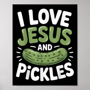 Poster Eu Amo Jesus E Picles