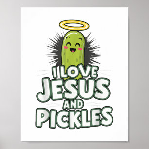 Poster Eu Amo Jesus E Picles