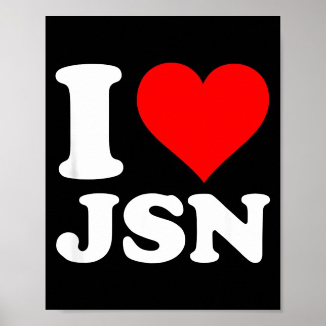 Poster Eu amo jsn  (Frente)