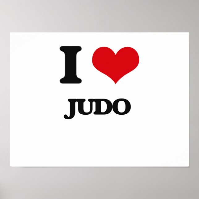 Póster Eu Amo Judo (Frente)