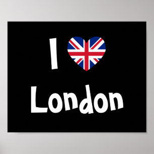 Poster Eu amo Londres