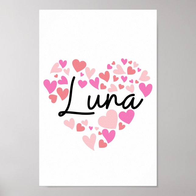Poster Eu amo Luna (Frente)