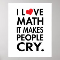Eu Amo Matemática, Faz pessoas chorarem