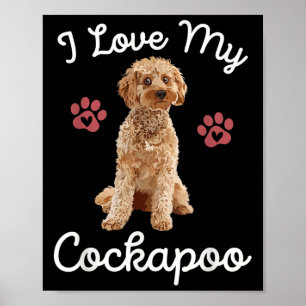 Poster Eu Amo Meu Cachorro Apoo Mãe Engraçada Citação Pet