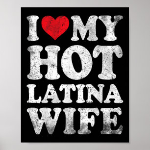 Poster Eu Amo Meu Dia de os namorados Engraçado De Esposa