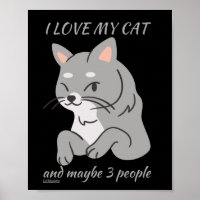 EU AMO MEU GATO E QUEM SABE 3 PESSOAS gato fofo en